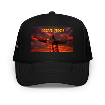 Foam trucker hat I LOVE JESUS 002