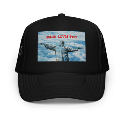 Foam trucker hat JESUS LOVES YOU 001