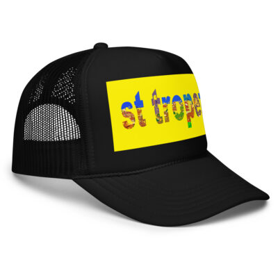 Foam trucker hat world travel france st tropez 001