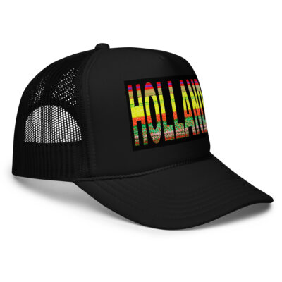 Foam trucker hat world travel Netherlands 001