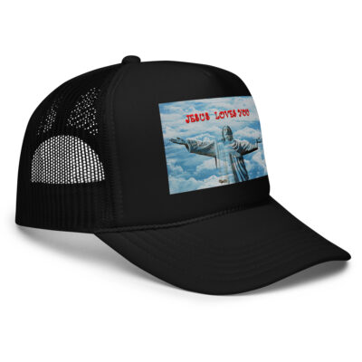Foam trucker hat JESUS LOVES YOU 001