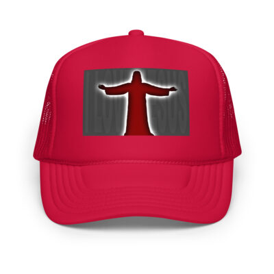 Foam trucker hat I LOVE JESUS 005
