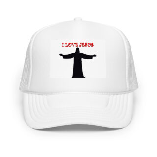 Foam trucker hat I LOVE JESUS 004