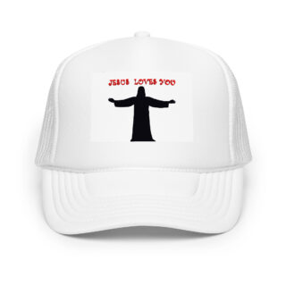 Foam trucker hat JESUS LOVES YOU 004