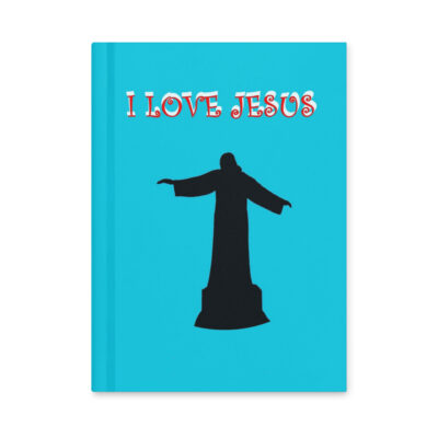Hardcover journal matte I LOVE JESUS 001