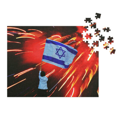Jigsaw puzzle with tin Israel 001