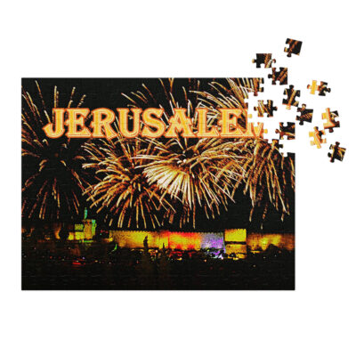 Jigsaw puzzle with tin Jerusalem Israel 002