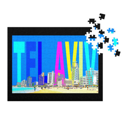 Jigsaw puzzle with tin tel aviv Israel 001