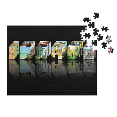 Jigsaw puzzle with tin Israel 005