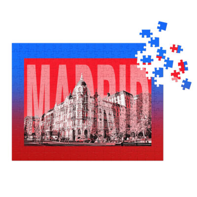 Jigsaw puzzle with tin world travel spain madrid 001
