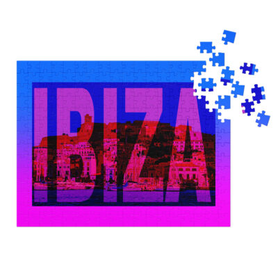 Jigsaw puzzle with tin world travel spain IBIZA 001