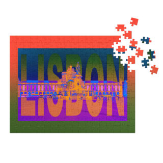 Jigsaw puzzle with tin world travel Portugal Lisbon 002