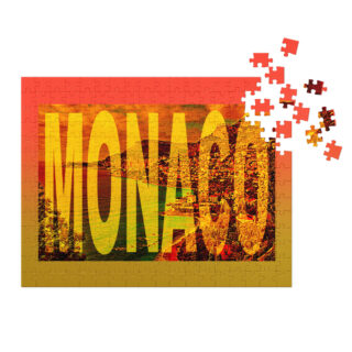 Jigsaw puzzle with tin world travel monaco monte carlo 001
