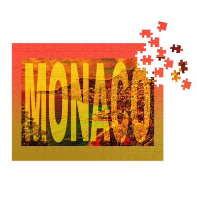 Jigsaw puzzle with tin world travel monaco monte carlo 001