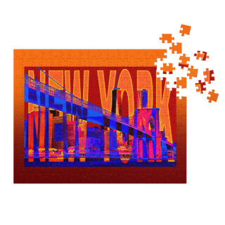 Jigsaw puzzle with tin world travel usa new york 001