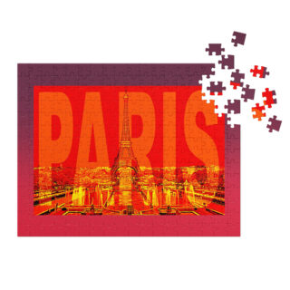 Jigsaw puzzle with tin world travel france paris 001