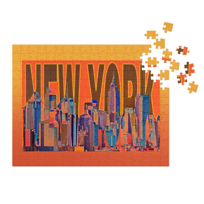 Jigsaw puzzle with tin world travel usa new york 002