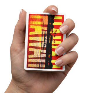 Poker playing cards world travel 021