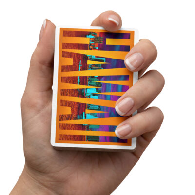 Poker playing cards world travel 0022