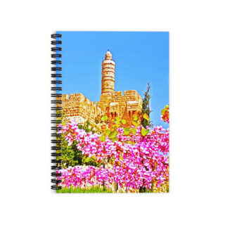 Ruled Line Spiral Notebook Jerusalem Israel 005