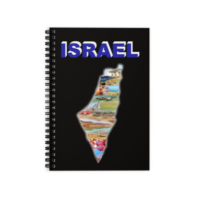Ruled Line Spiral Notebook  Israel 002