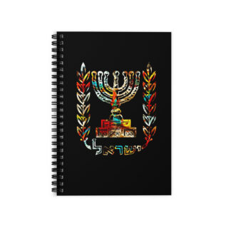 Ruled Line Spiral Notebook  Israel 001