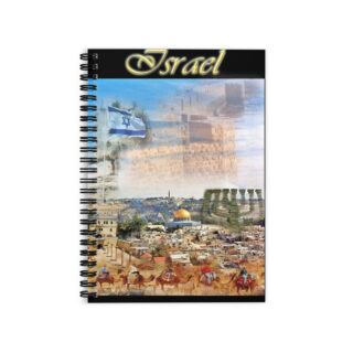 Ruled Line Spiral Notebook  Israel 005