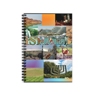 Ruled Line Spiral Notebook  Israel 006
