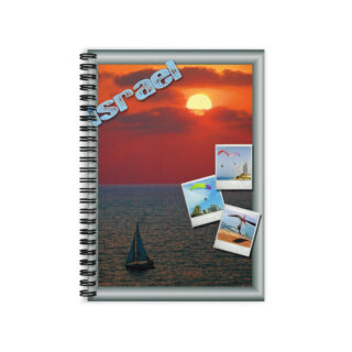 Ruled Line Spiral Notebook  Israel 008