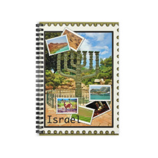 Ruled Line Spiral Notebook  Israel 016