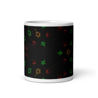 White glossy mug star of David Israel 001