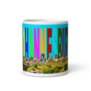 White glossy mug world travel South Africa Johannesburg 001