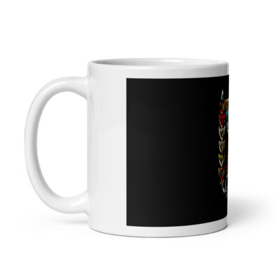 White glossy mug Israel 010