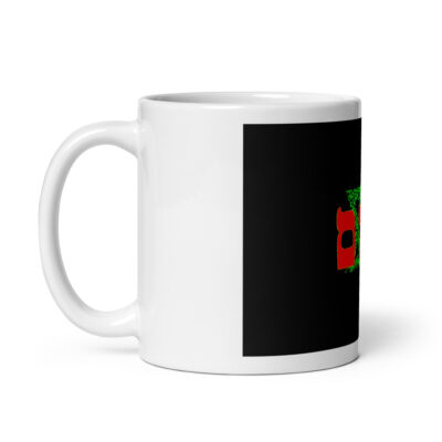 White glossy mug Israel 012