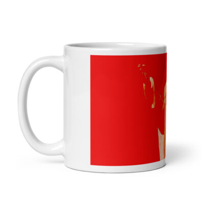 White glossy mug JESUS 001