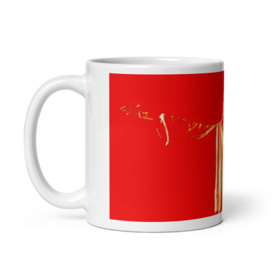 White glossy mug JESUS 002