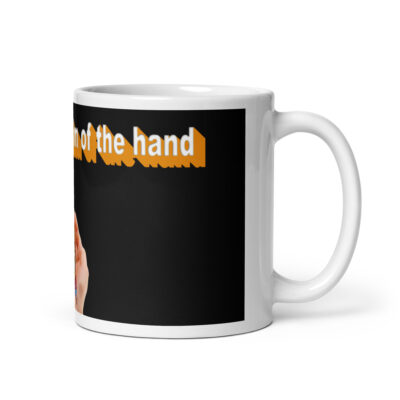 White glossy mug Israel 002
