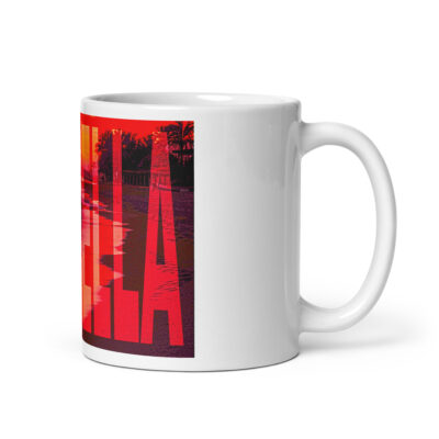 White glossy mug world travel spain marbya 001