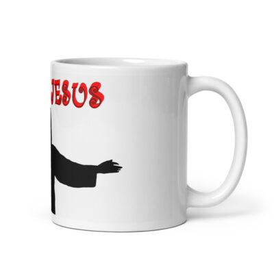 White glossy mug I LOVE JESUS 001