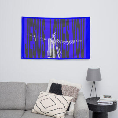 Flag JESUS LOVES YOU 001