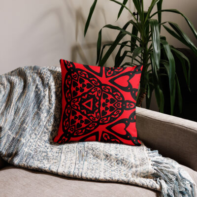 Premium Pillow bold and beautiful 18″×18″ 023