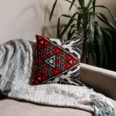 Premium Pillow bold and beautiful 18″×18″ 025