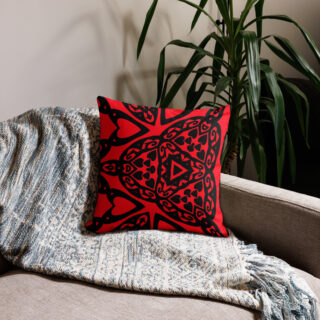Premium Pillow bold and beautiful 18″×18″ 023