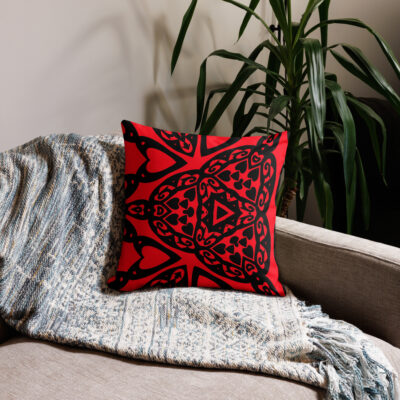 Premium Pillow bold and beautiful 18″×18″ 023