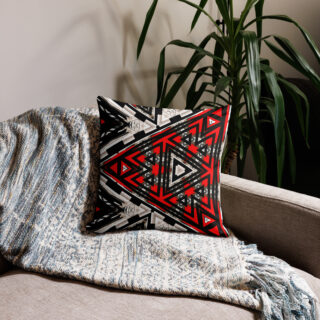 Premium Pillow bold and beautiful 18″×18″ 025