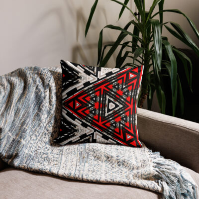 Premium Pillow bold and beautiful 18″×18″ 025