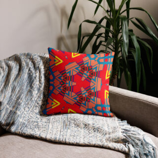 Premium Pillow bold and beautiful 18″×18″ 026