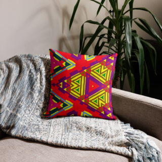 Premium Pillow bold and beautiful 18″×18″ 027