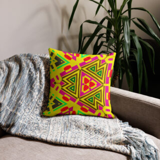 Premium Pillow bold and beautiful 18″×18″ 028