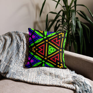 Premium Pillow bold and beautiful 18″×18″ 029